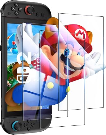 LK 3 Pack for Nintendo Switch 2 Screen Protector [New Upgrade] Anti-Scratch, HD Clear 9H Hardness Tempered Glass Screen Protector Switch 2, Touch Sensitive, Full Coverage, Anti-Fingerprint