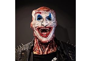 Double Layer Ripped Joker Mask for a Spooktacular Halloween