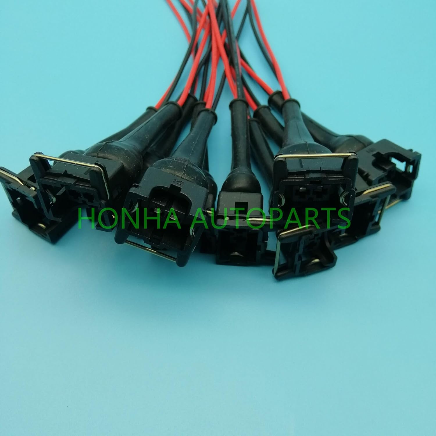 10/20/50/100 pcs EV1 OBD1 Fuel Injector Connector Pigtail Cut Splice Wiring L4 RC 2 pin Wire Harness - (Color Name: 10 pcs)