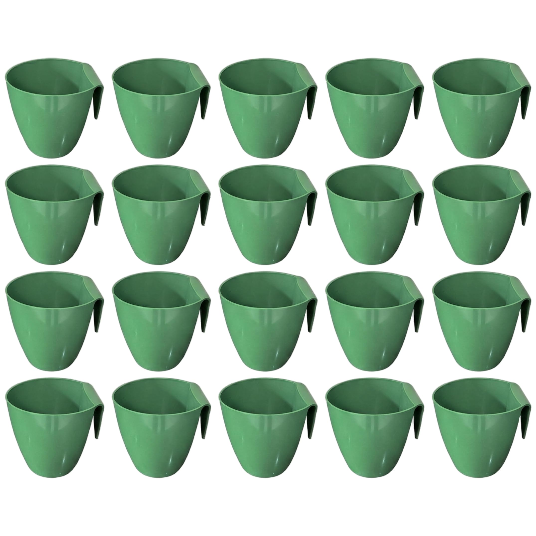 Bemonew 20 Pack Strawberry Propagation Cups, Plastic Hanging Strawberry Planter For Seedling Rooting & Transplanting, Large Size