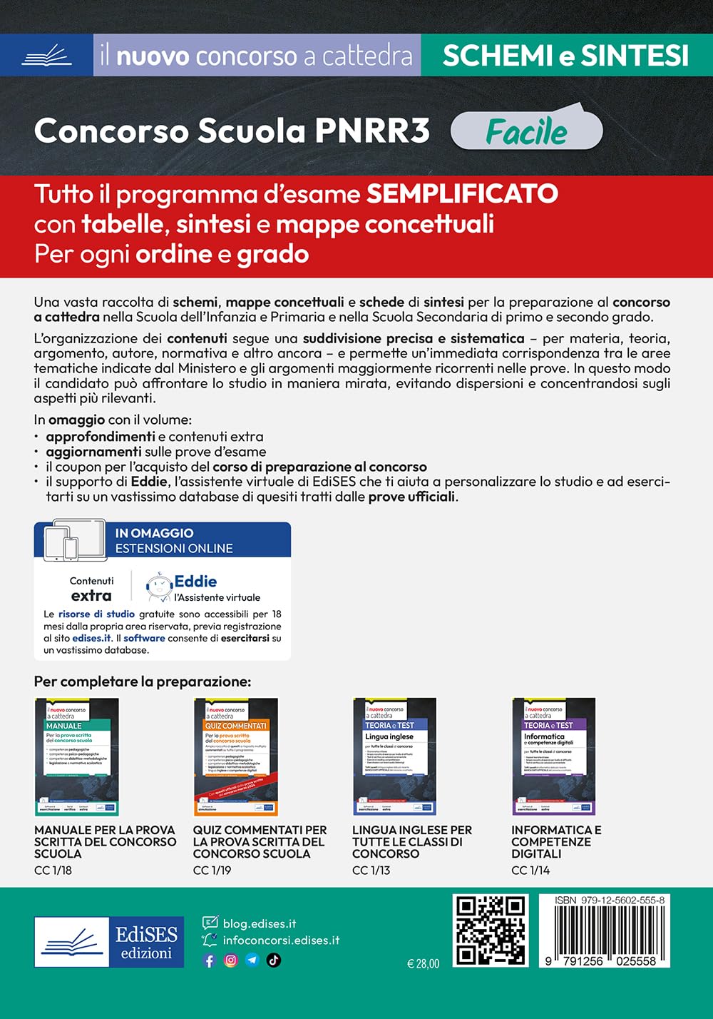 Concorso Scuola PNRR3 Facile. Schemi e schede di sintesi su tutto il programma. Con estensioni online, sconto coupon e assistente virtuale