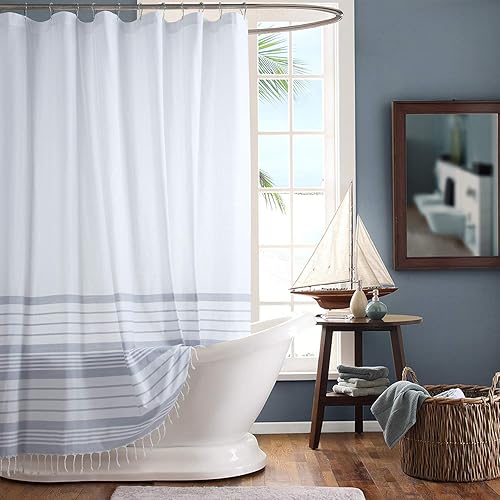 DS - Cortina de ducha con color degradado.