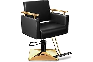 Black and Gold Salon Chair: A Ravishing Throne for Hair Stylists