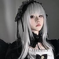 Vista 62 de anogol Vocaloid 32" 80 cm de largo recto de Cosplay peluca Pelucas Para Fiestas Halloween, Anaranjado