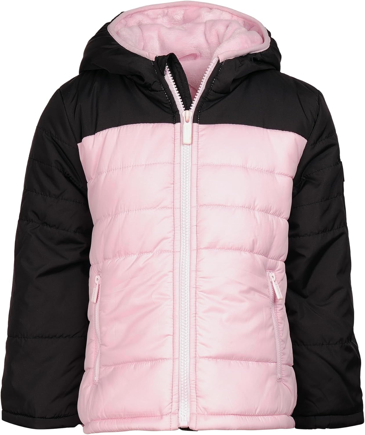 Hunter Clothes Girls – Plush Lined Puffer Winter Jacket with Hood, Warm Lightweight Coat for Baby & Big Girls (12M–12)