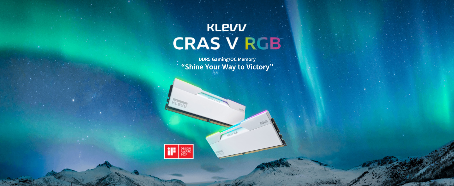 KLEVV CRAS V RGB DDR5 64GB (2x32GB) 6000MHz CL30 SK Hynix A-Die