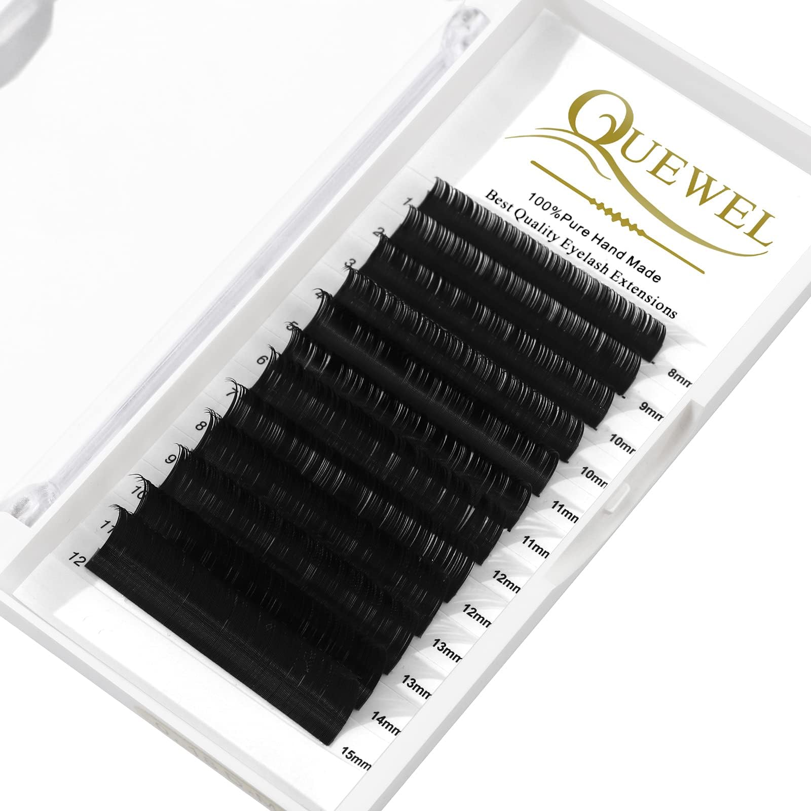 Eyelash Extension Supplies 0.18 D Curl Mix-8-15mm Classic Individual Lash Extensions|Optinal 0.03/0.05/0.07/0.10/0.15/0.20 C/D Single 8-25mm Mix8-14/8-15/15-20/20-25|(0.18 D MIX-8-15mm)
