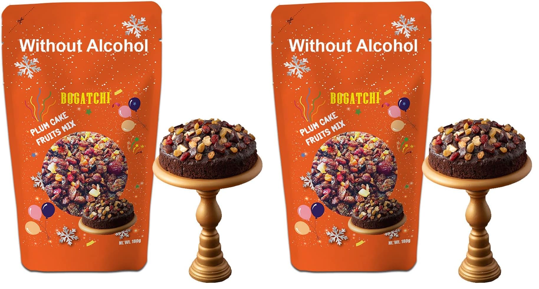 BOGATCHI plum cake fruits mix, Premium Mixed fruits for plum cake, Kerala style plum cake fruit mixture, Raisins, Dates, Dry Ginger, Cashews, Dry Ginger, Orange Peel, Tutty Fruity, Cherry, 180g-image-25