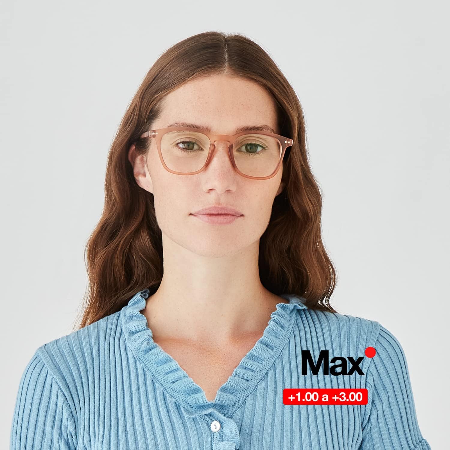 B + D Reading glasses - Brand Max Readers - Material frame and temple: PC - Temples with flex Unisex