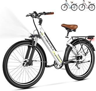 1000 Peak Electric Bike for Adults,up 80 Miles Removable Battery Ebike, 26" Electric E Bike with 7-Speed,Adult Electric Bicycles for Commute Beach Snow Womens/Man All Terrain