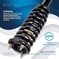 Vista 446 de Detroit Axle - Kit de suspensión delantera de 10 piezas para Chevy Aveo Aveo5 Pontiac G3 Wave 2 Ready Struts Assembly 2 Enlaces de barra