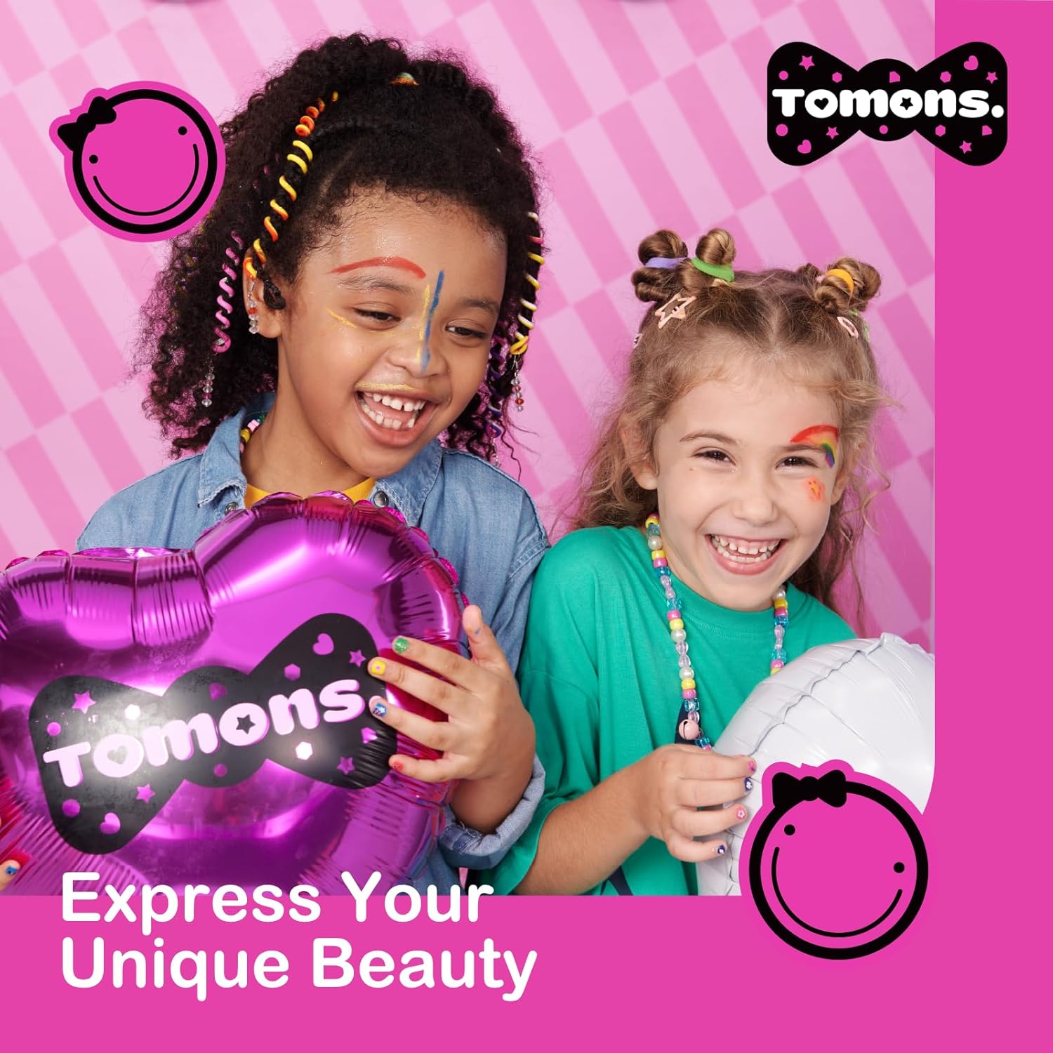 Tomons Kids Makeup Kit for Girl,Mermaid Makeup for Kids, Non-Toxic Make Up for Little Girls Gift Kids Child Toddler Toys for Age 3 4 5 6 7 8 10 Years Old Birthday