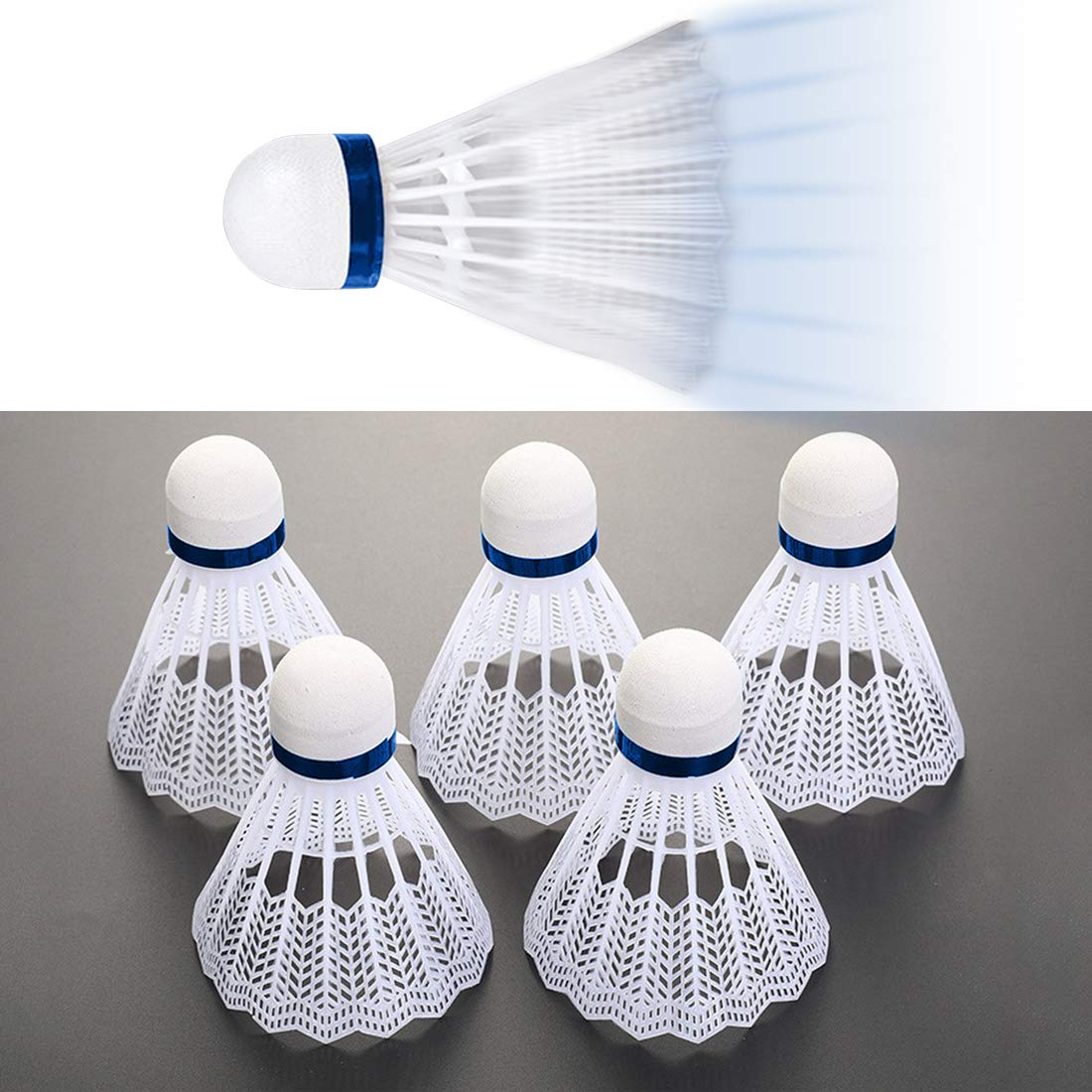 Volants De Badminton Plastique - 12 Volants Multicolores, Durabilité Et Stabilité - Pour Intérieur Et Extérieur