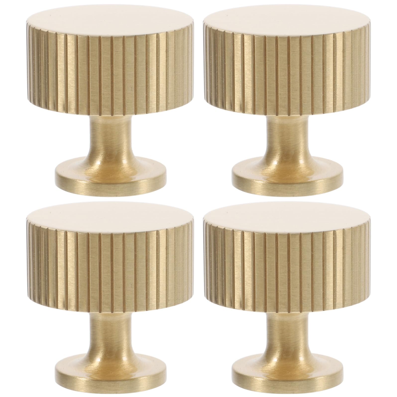balacoo Pomelli per Mobili in Ottone Oro 5 Pezzi Manopole Rotonde per Armadi e Scarpiere Design Europeo Elegante Installazione Facile