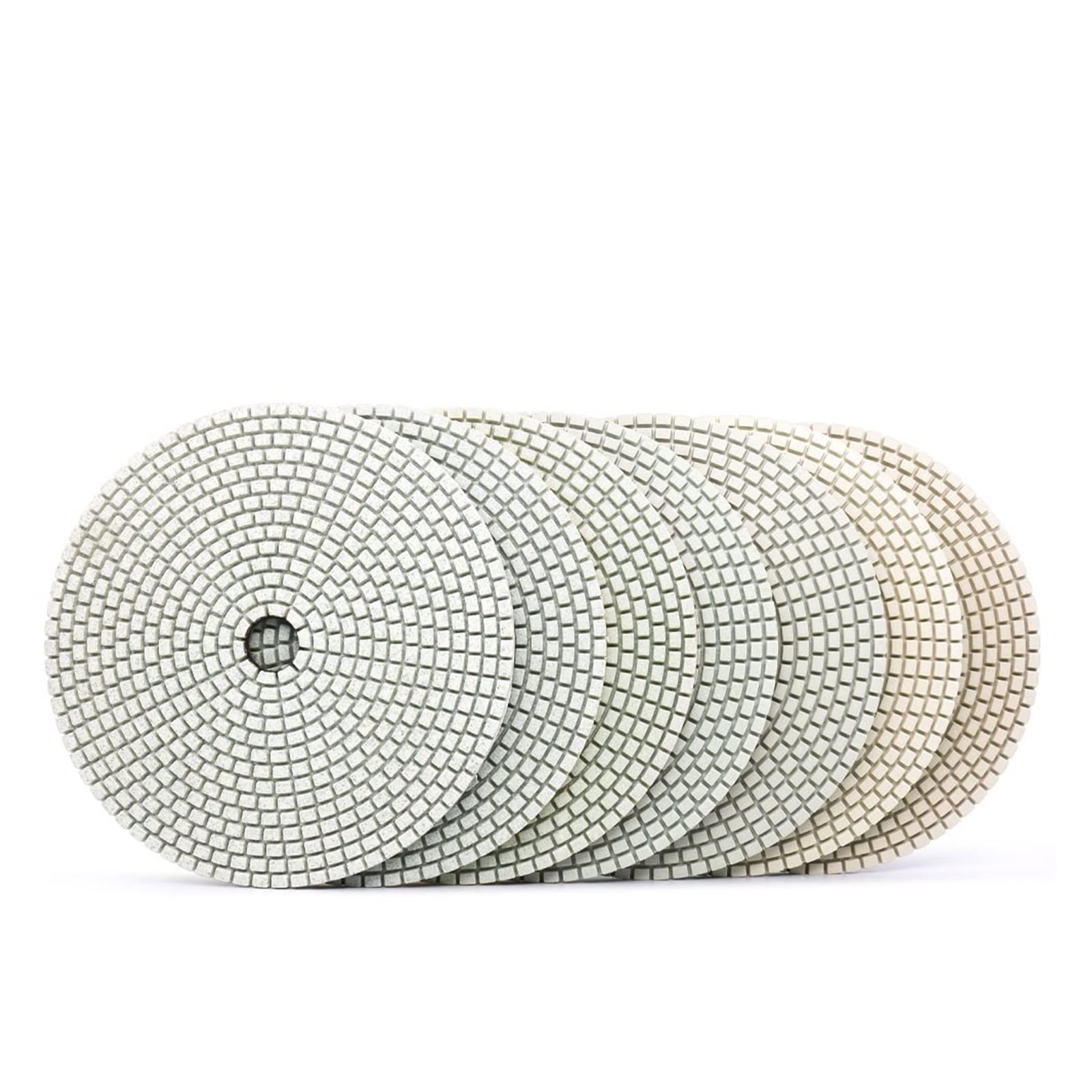 YEJIANGHUA 180mm 7 Inch Diamant Nat Polijsten Pads Fit for Graniet Marmer Beton Steen Slijpschijf Schuurschijf Schurende polish Gereedschap Natural ( Size : 800, Color : 1 PC_7 INCHES