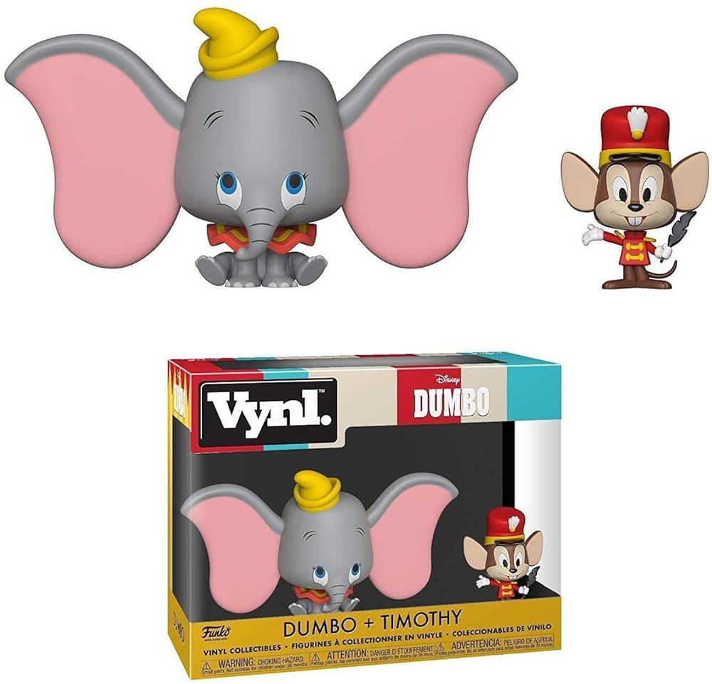 Funko 37014 VYNL Dumbo: Dumbo & Timothy, wielokolorowy, 10,2
