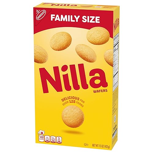 Miniatura 14 de NILLA Wafers Cookies, Vanilla Wafers, Family Size, 15 oz