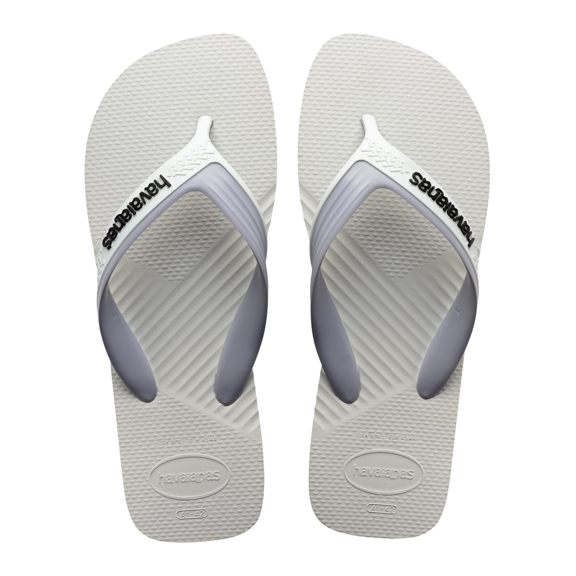 Havaianas Dual Men FlipFlop White/Ice Grey 5.5/6 UK