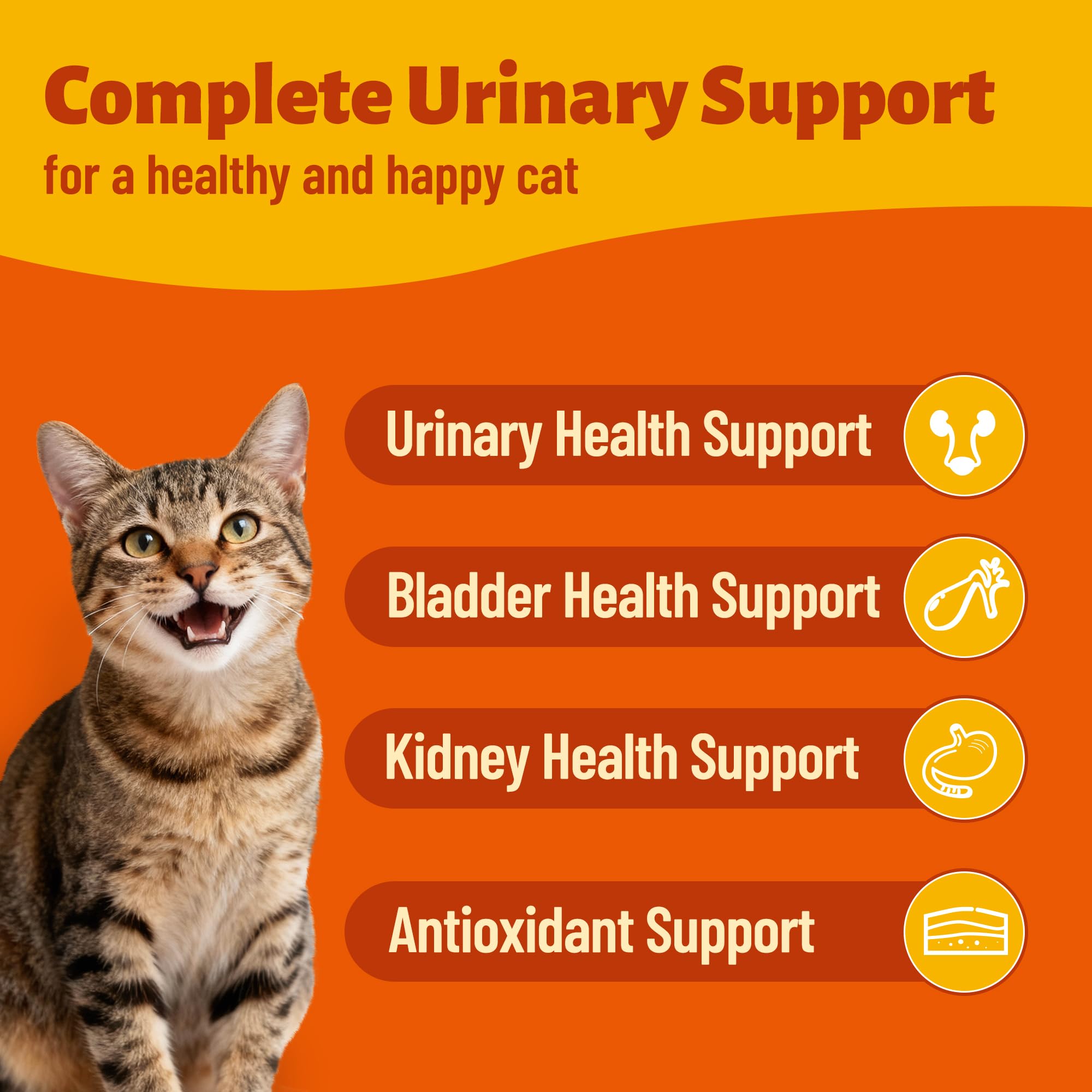 Multibites 330 Chews Cranberry Bites for Cat UTI Treatment with D-Mannose and Marshmallow Root, Bladder Control Supplements for Cats Kidney&Urinary Tract Health, Natural Ingredients Cat Urinary Treats - image 4