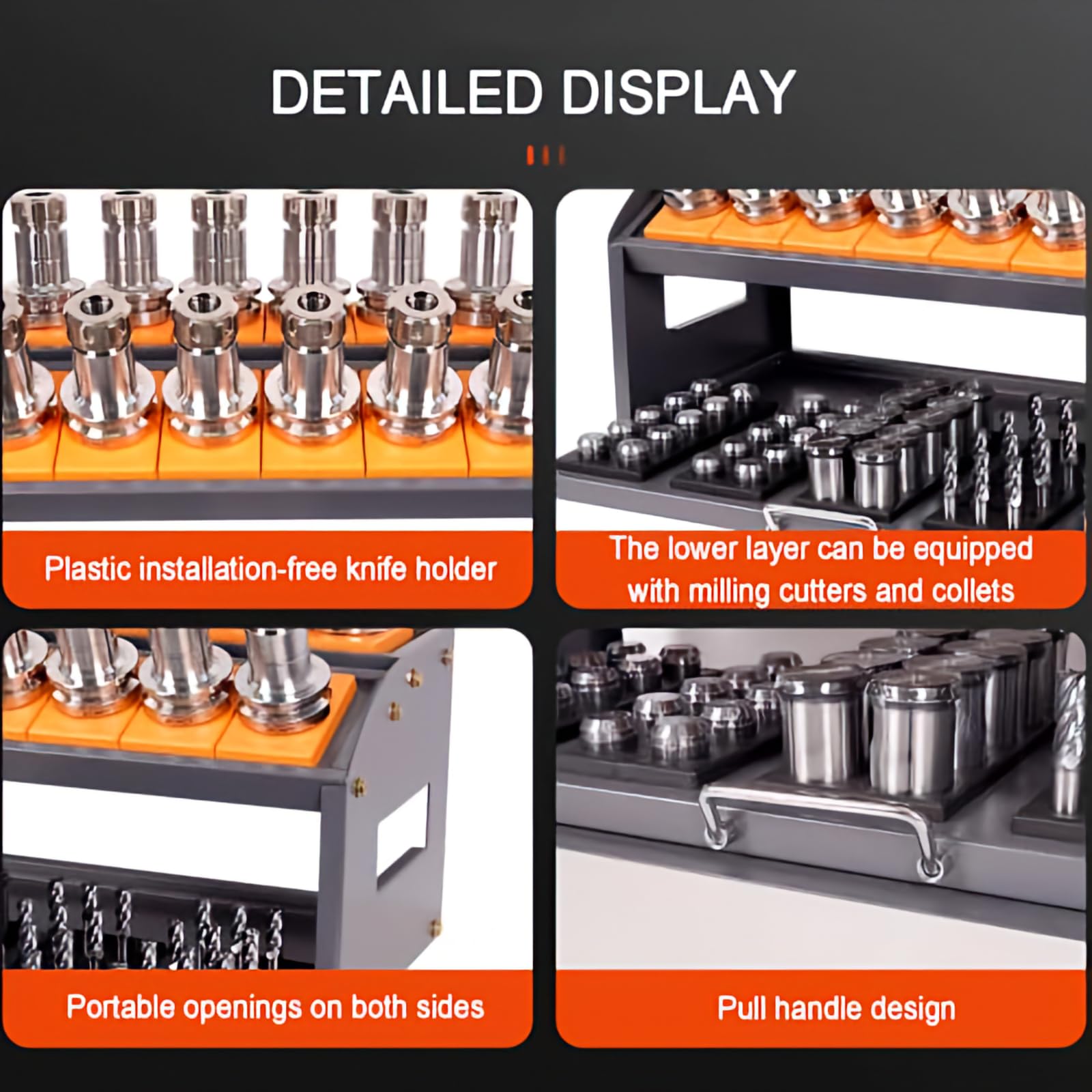 Portaherramientas Cnc Bt30 40 50, Organizador De Almacenamiento Para Herram