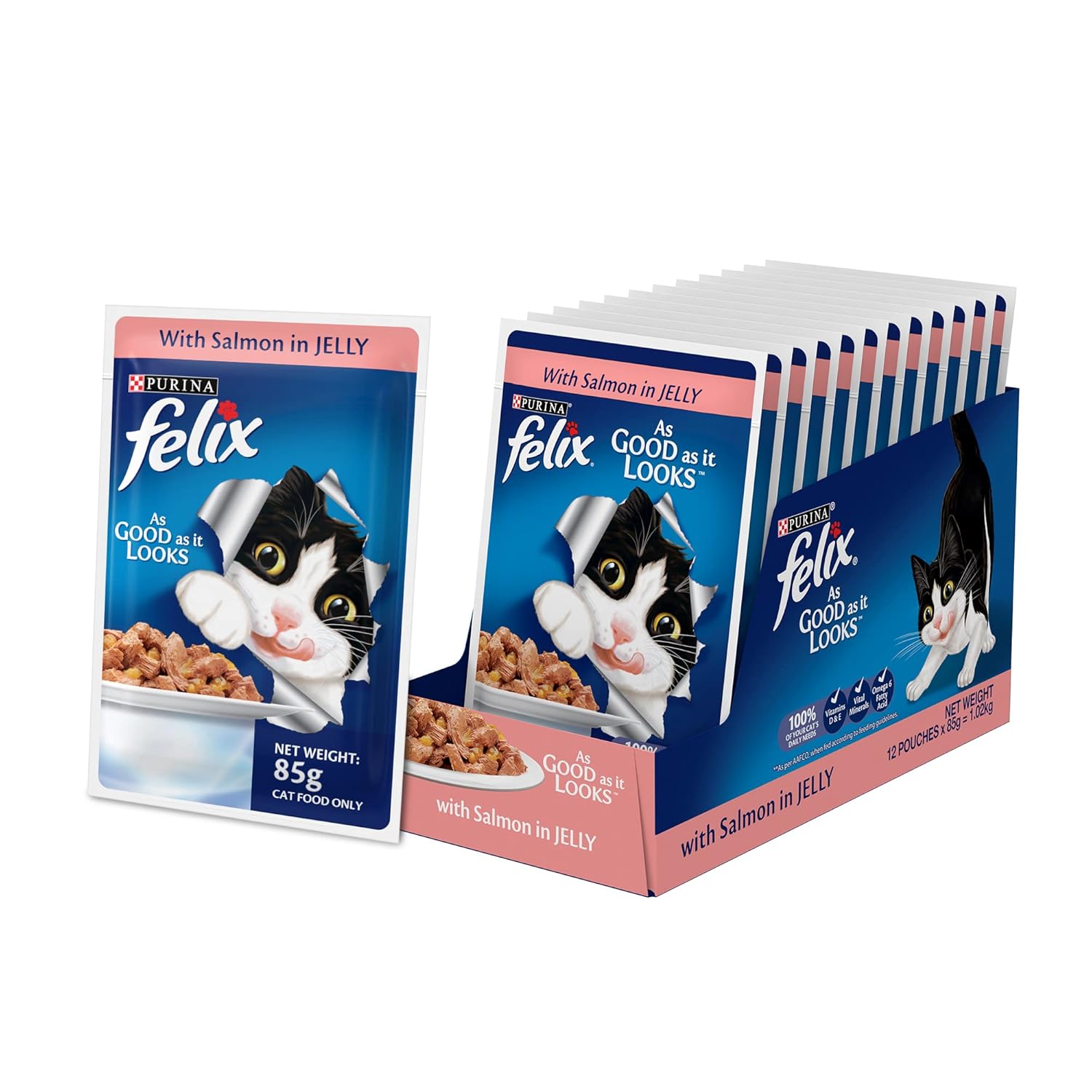 Buy Purina Felix As Good As It Looks Wet Food for Adult and Balanced Cat Food