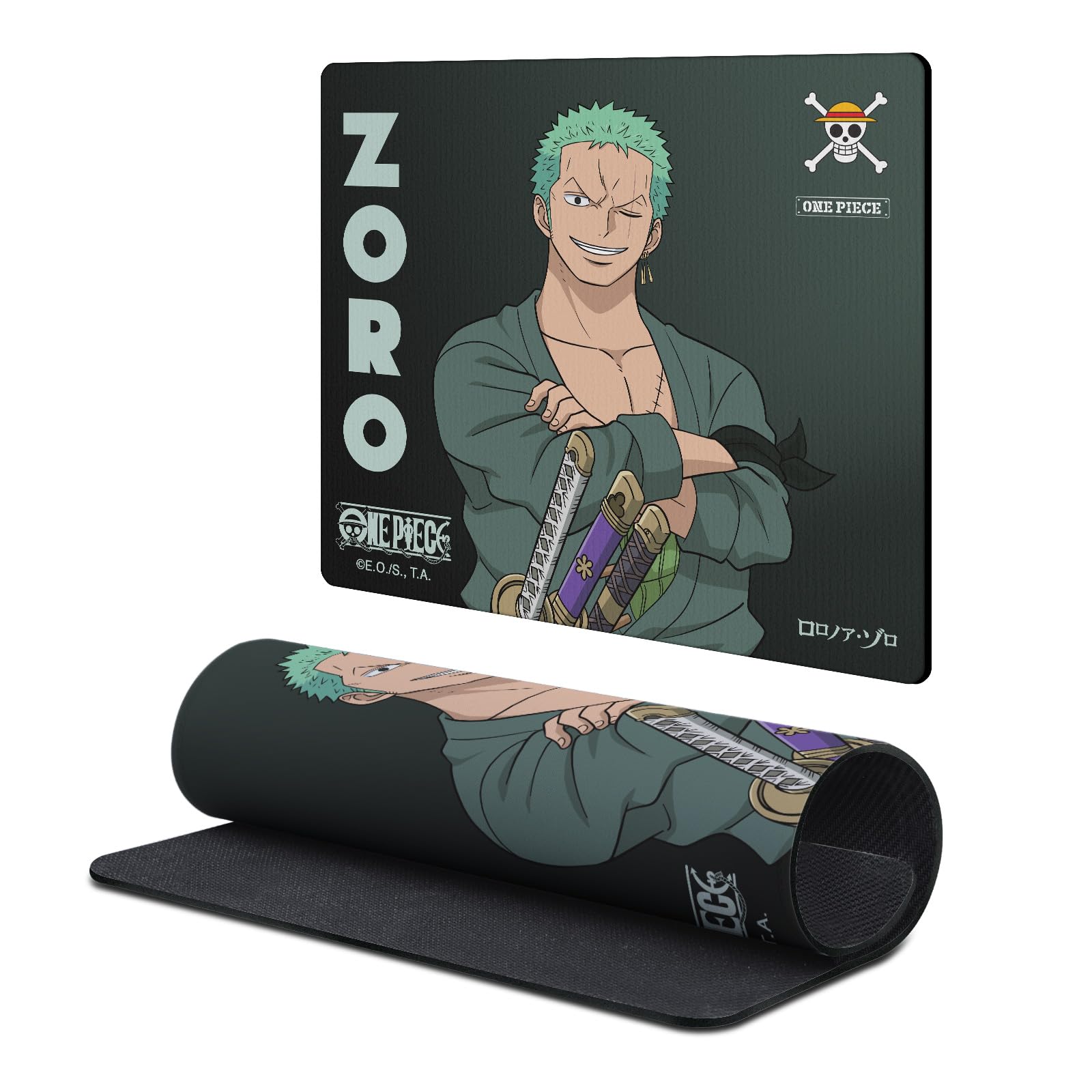 Head Case Designs Officially Licensed One Piece Roronoa Zoro Graphic Art 9.84 x 11.81 x 0.12 inches (250 x 300 mm) - S Gaming Office Desk PC Keyboard Mouse Mat Pad
