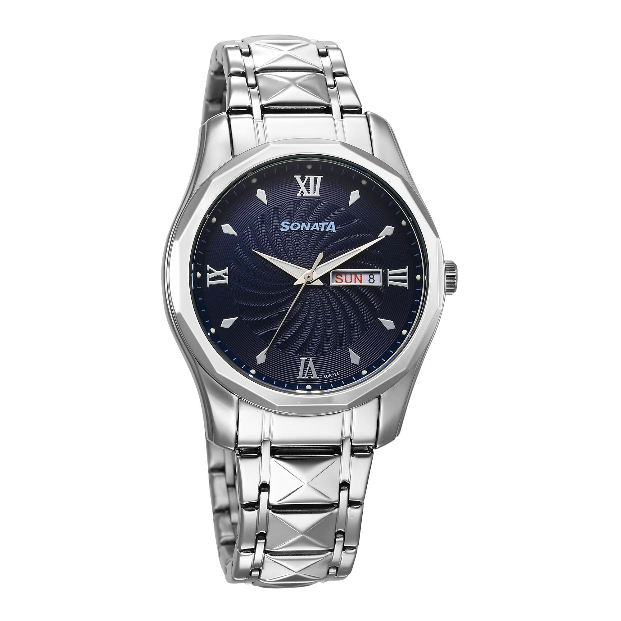 sonata Festive Quartz Analog Blue Dial Watch for Men-picture-11