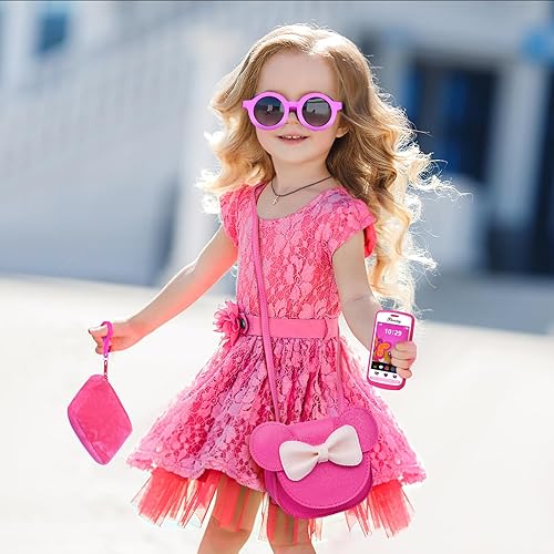 Miniatura 6 de Juego de monedero para niñas pequeñas con juguetes de maquillaje, juguetes para niñas pequeñas para regalos de niñas de 3, 4, 5, 6, 7 años, bolso