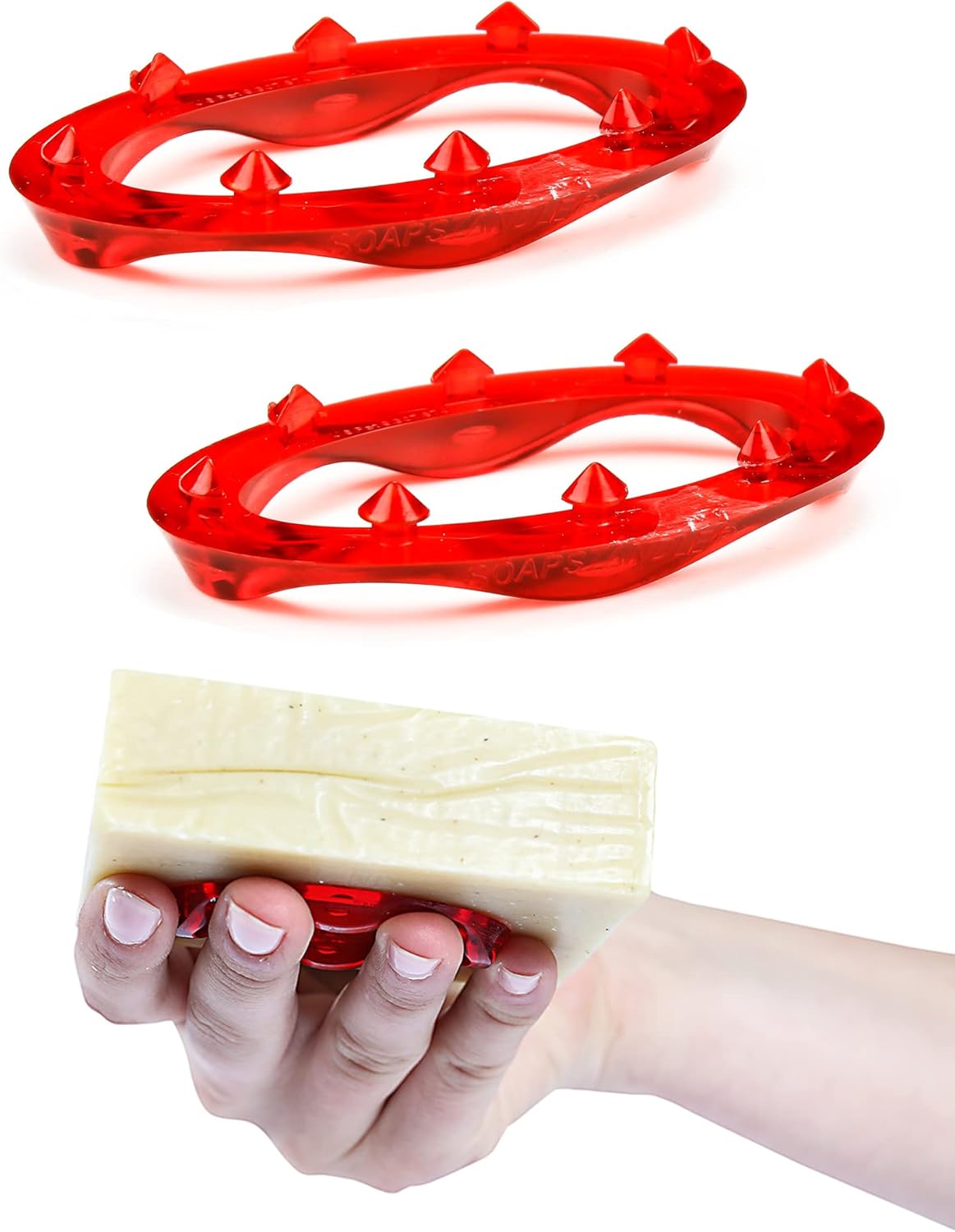 SoapStandle Bar Soap Gripper No Goo or Mess Soap Holder for