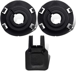 RCP H7 LED Headlight Bulb Adapter Holders Socket Base Retainers Compatible with Hyundai Tucson, 2 pcs