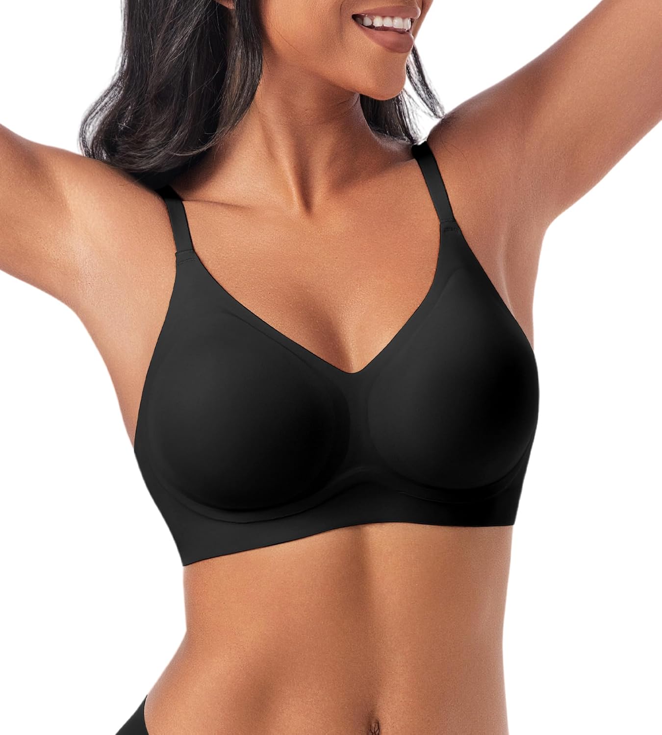 Bras for Women No Underwire - Womens Bralettes Wireless Seamless Padded Bra Comfortable Tshirt Bras