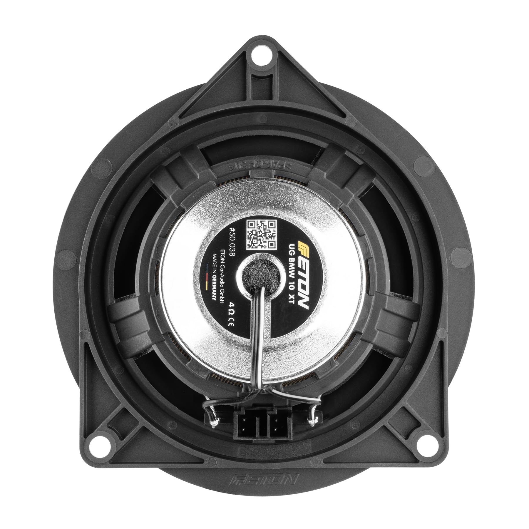ETON UG-BMW10XT – 10 cm / 4" 2-drożny system koastalny Plug & Play, zestaw głośników samochodowych kompatybilny z pojazdami BMW i MINI, system dźwiękowy do montażu w drzwiach (koszyk T), 1 para