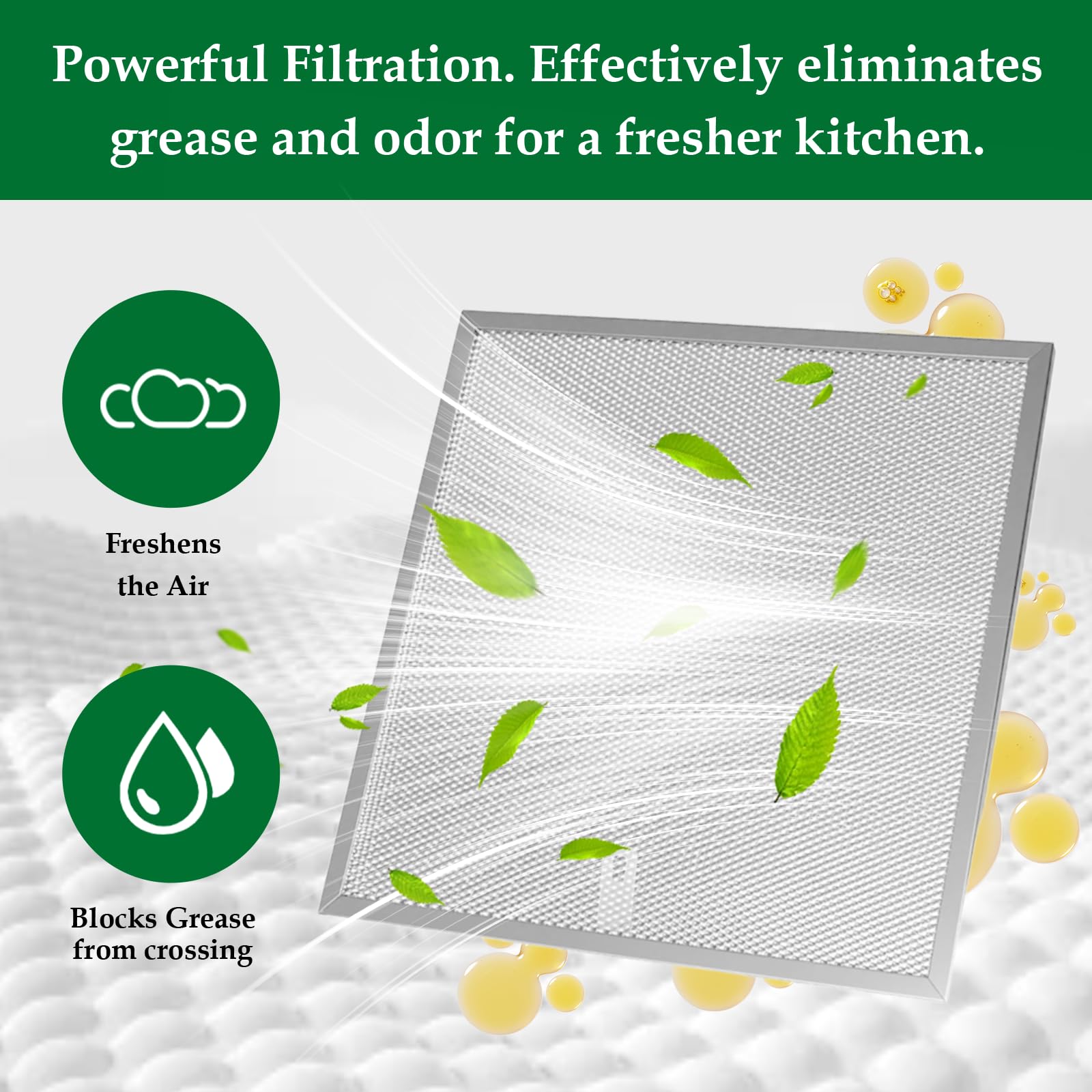 99010316 - Filtro de grasa para campana extractora de 11 1/4 x 11 3/4 pulgadas, compatible con estufa b-roan Nu-tone Ken-more reemplaza S99010316, WA65AF, NTK7450000, 990721400, 990721400 0A de oneket