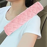 Vista 22 de Amooca Fundas Suaves para Cinturón de Seguridad del Automóvil Almohadillas de Hombro para Cinturón de Seguridad 2 PCS Ajuste Universal para Todos