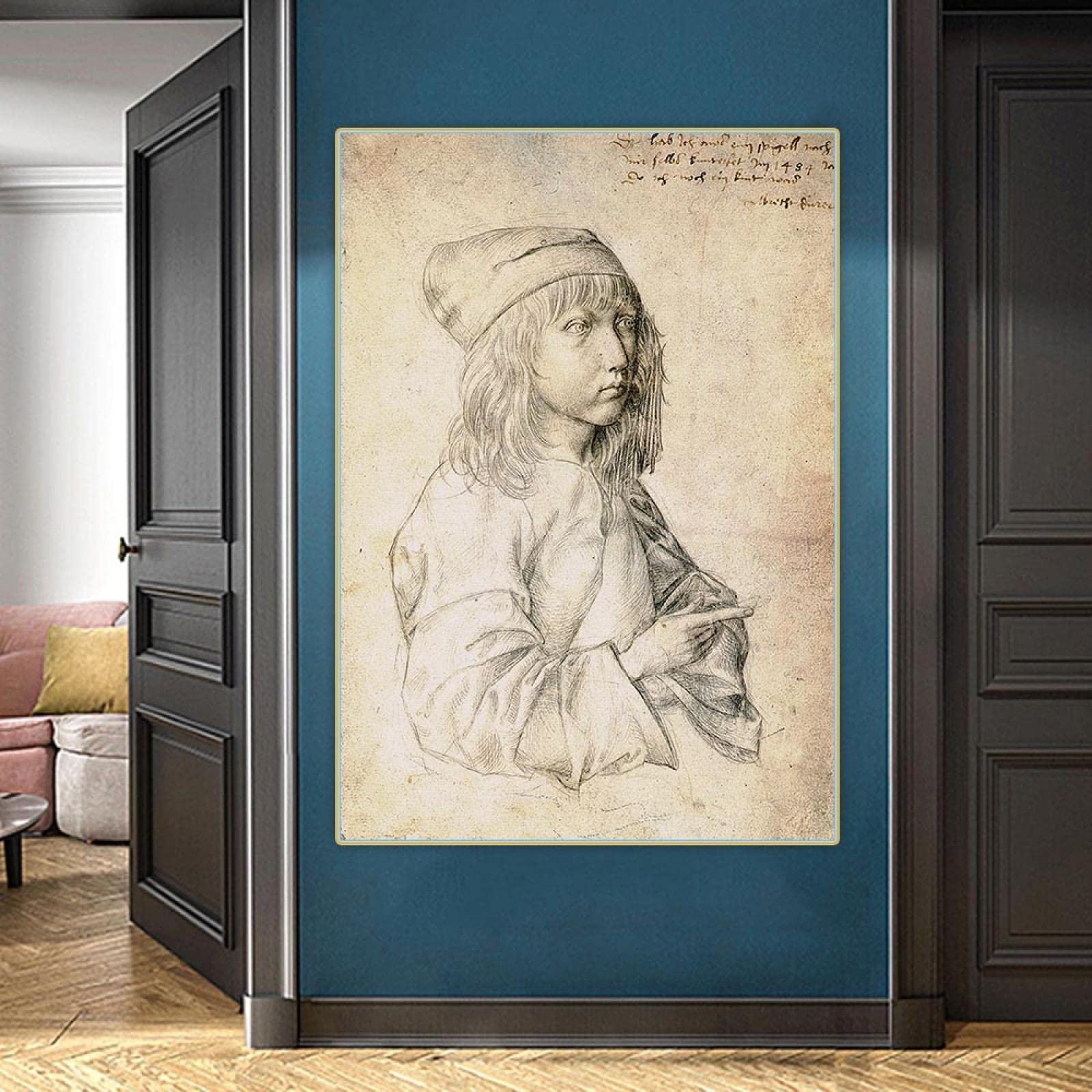 てらーる　絵画 Amazon | DIY 数字油絵 アルブレヒト・デューラーによる