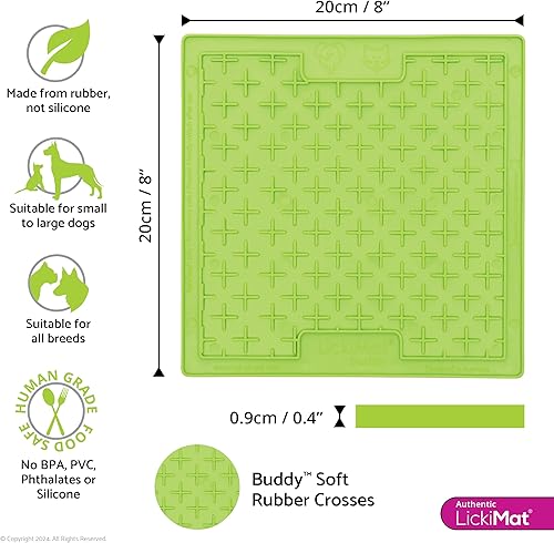 Miniatura 2 de Lickimat Classic alimentador lento para perros para el aburrimiento y la ansiedad reducción perfecto para alimentos, dulces, yogur, mantequilla de