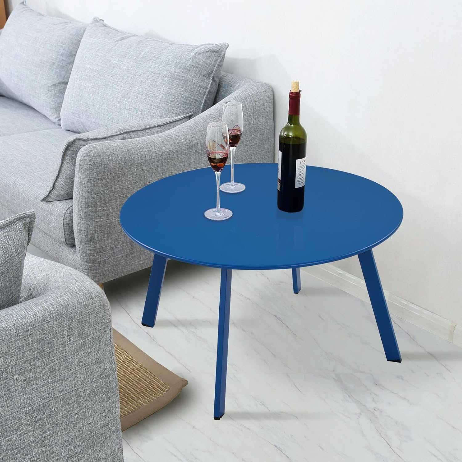 Buy Grand Patio Outdoor Side Table, Round Patio Coffee Table, Small