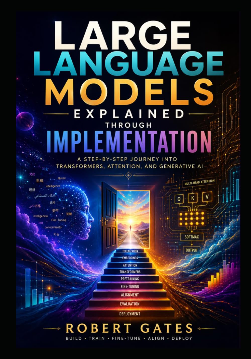 Large Language Models Explained Through Implementation: A Step-by-Step Journey into Transformers, Attention, and Generative AI
