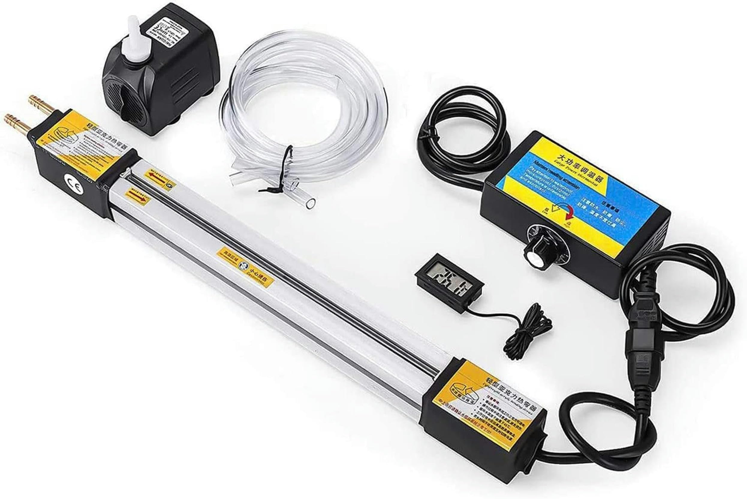 Piegatrice manuale in plastica PVC acrilico da 30 cm/60 cm/120 cm, macchina utensile per piegare fogli con riscaldatore manuale per strisce per spessori da 1 mm a 6 mm per la realizzazione di insegne