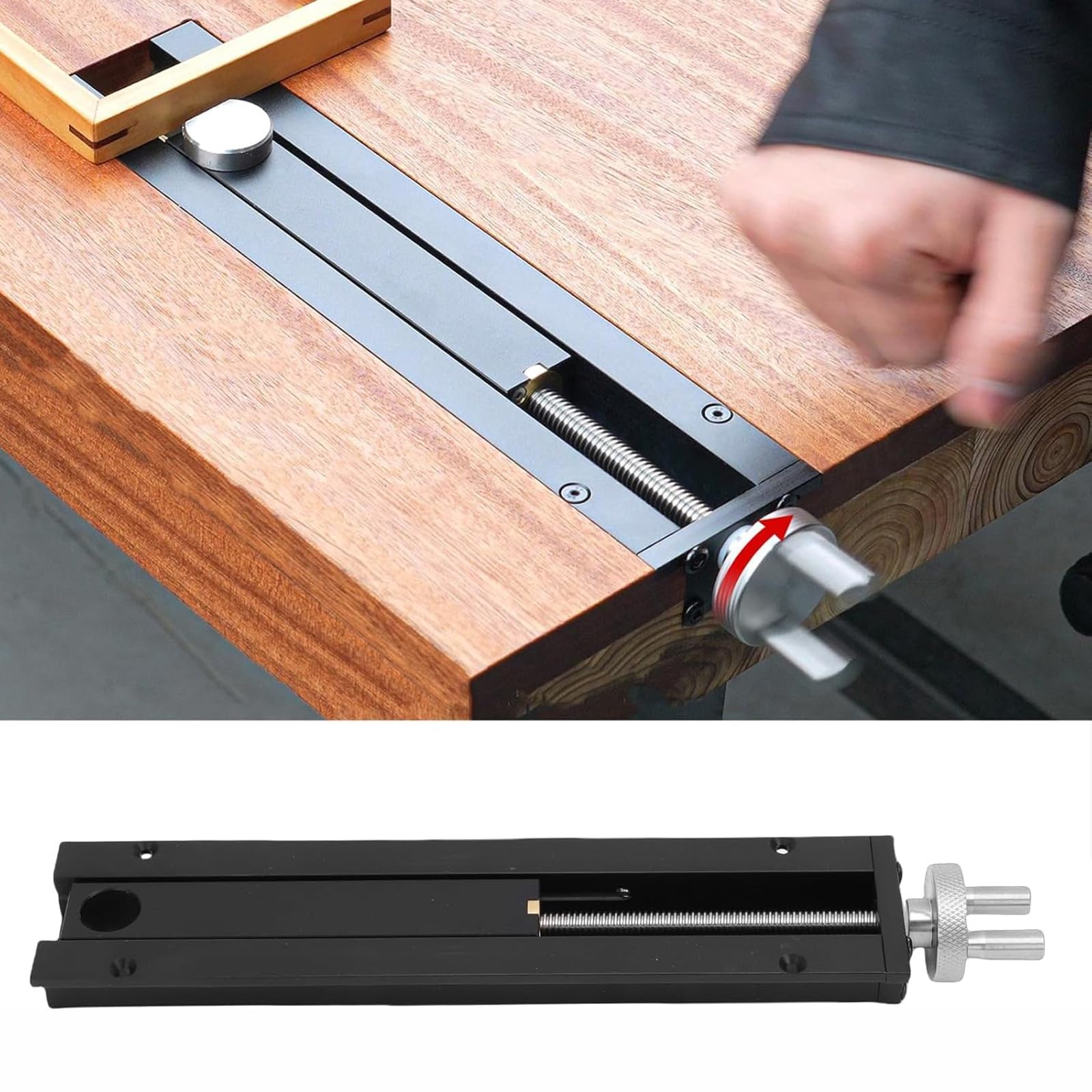 Herramienta De Carpintero De Accesorios Vices De Inercia, Herramienta De Fijación De La Pinza De La Viscera del Banco De Trabajo, Rango De Carreras 0-110mm, Diámetro del Agujero Ф20mm