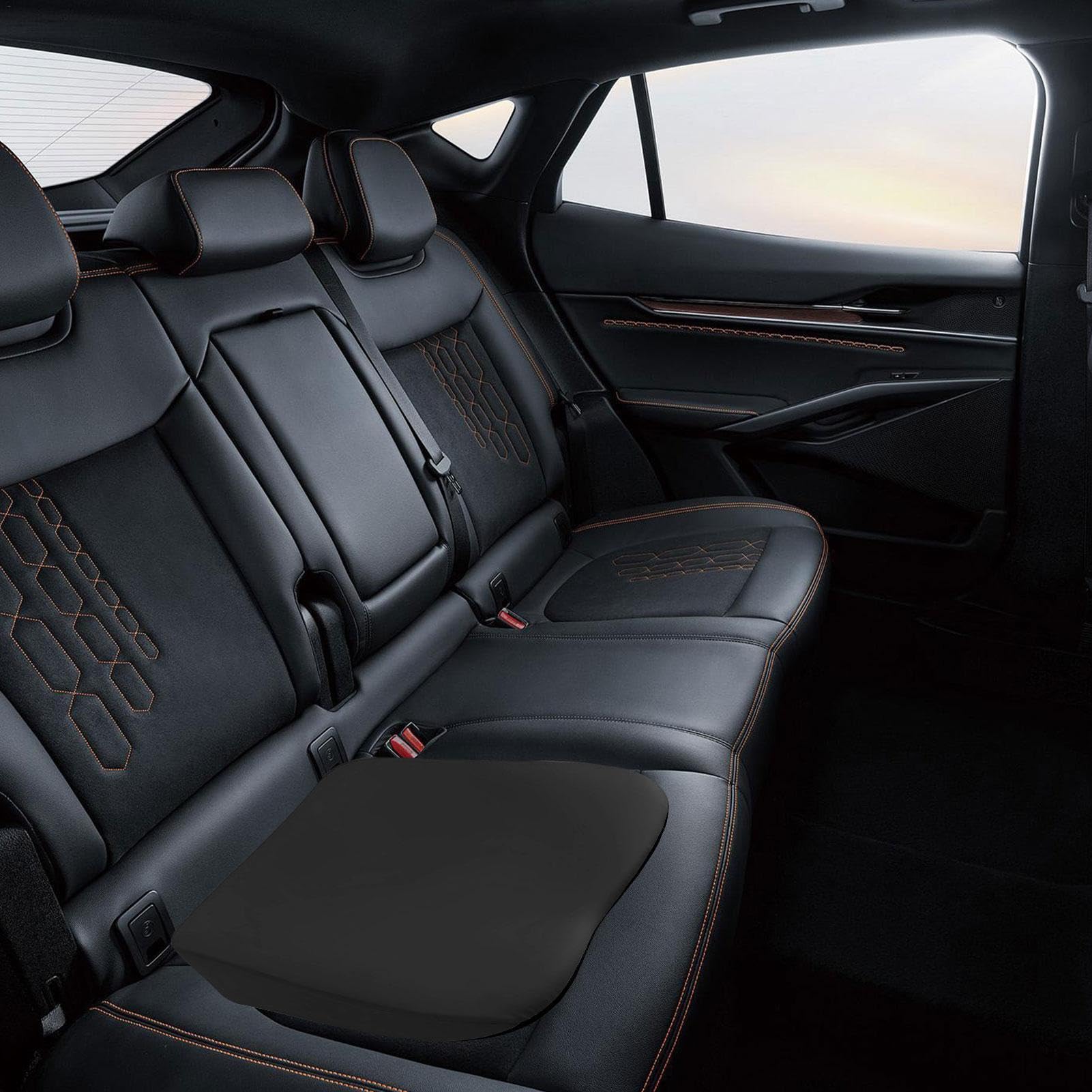 Cojín de asiento para conductor de asiento de coche, cojines de asiento de coche para personas bajas, cojín elevador de coche, cojines de asiento de coche con memoria de rebote, alivia la fatiga,