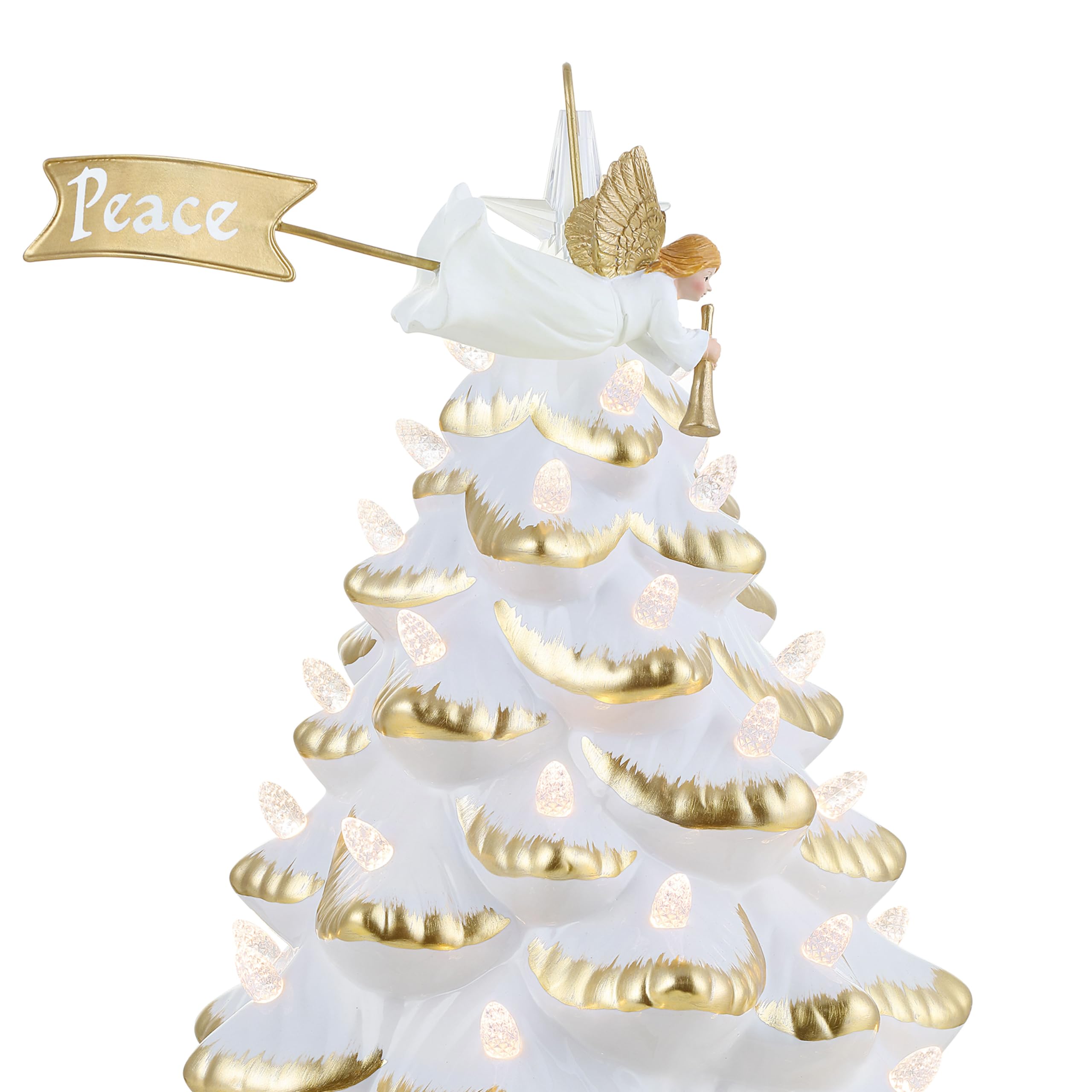 Amazon.com: Mr. Christmas Nostalgic Ceramic Christmas Tree with