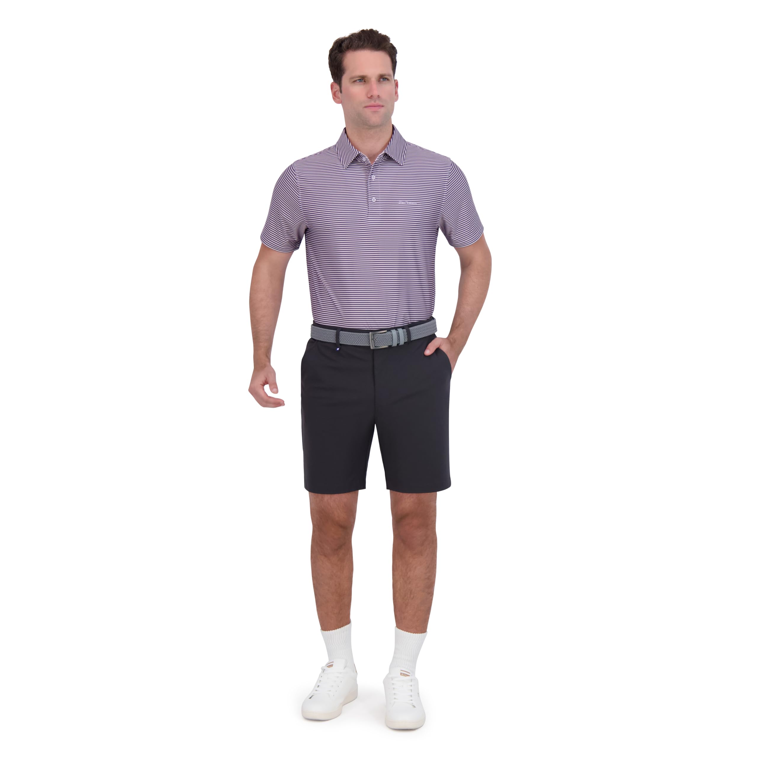 Ben Sherman Athletic Performance Short Sleeve Polo Golf Shirt Polo da Golf a Maniche Corte da Atletica Uomo (Pacco da 1)