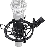 Vista 1 de SUNMON SM58 Microphone Shock Mount Holder for Reduces Vibration and Noise, Suitable for Shure SM58-LC, SM58-CN Cardioid Dynamic Vocal Mic