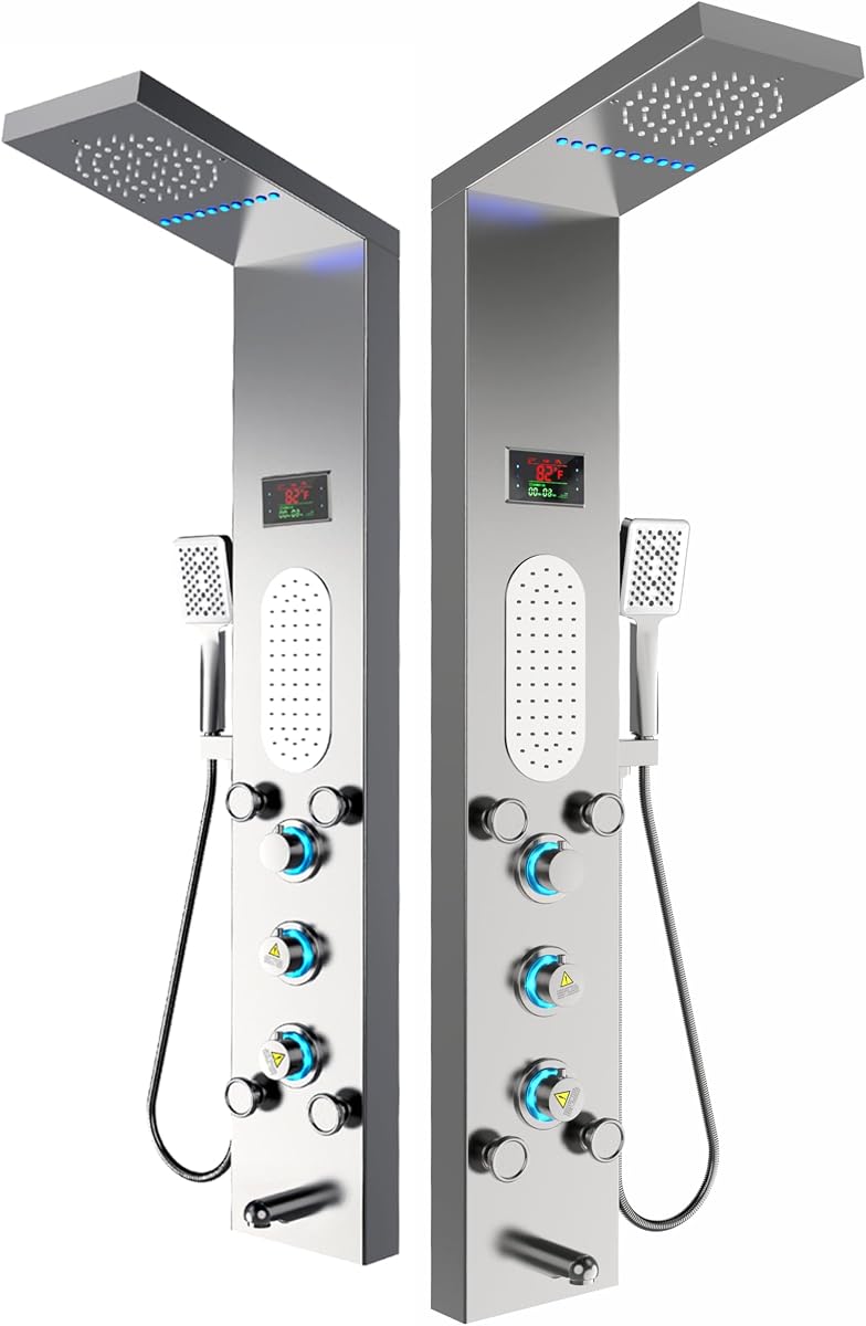ELLO&ALLO LED Shower Panel Tower System