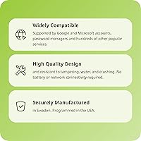 Vista 4 de Yubico - YubiKey 5 NFC - Clave de seguridad de autenticación de múltiples factores (MFA) y clave de acceso, conéctate a través de USB-A o NFC