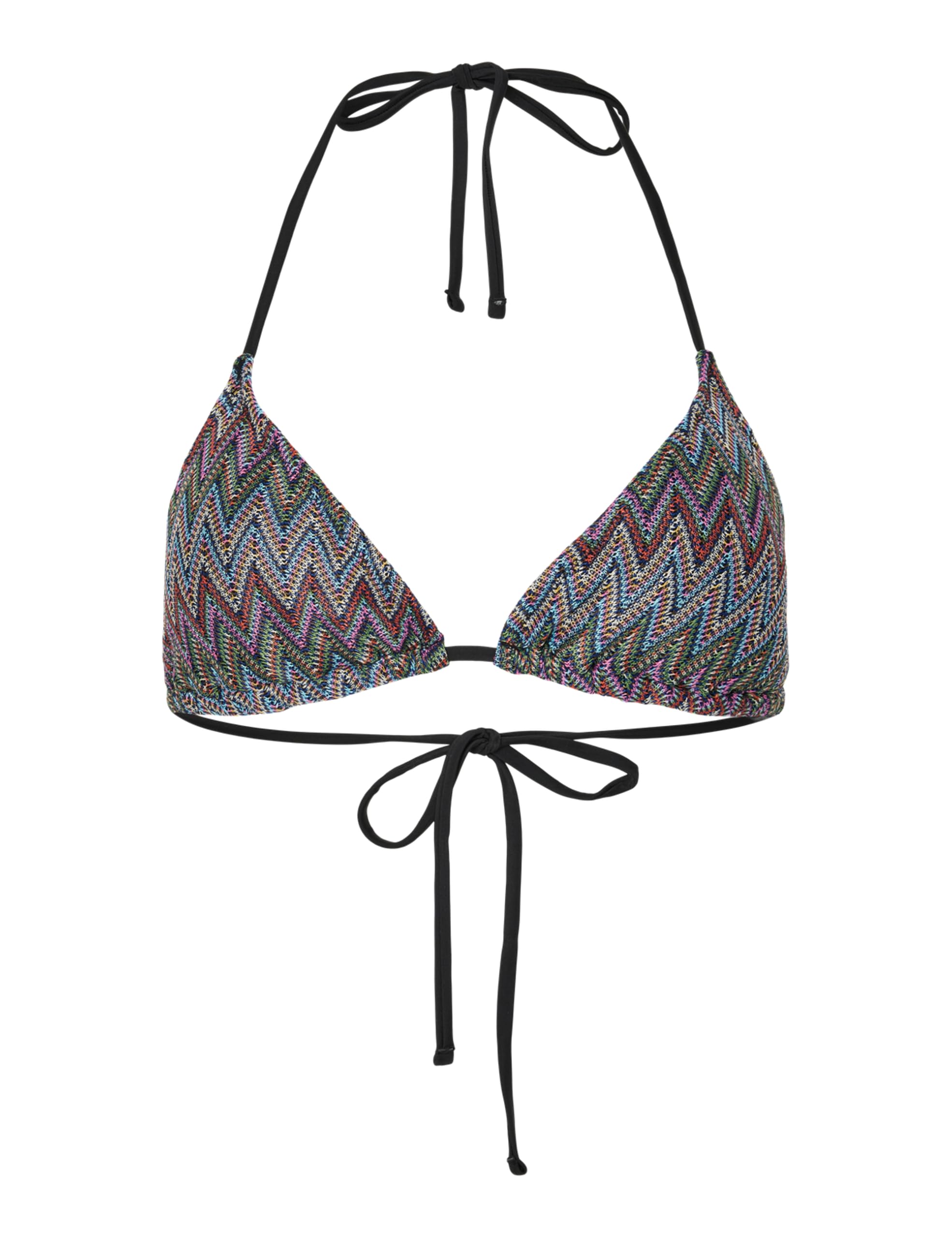 Haut bikini triangle PIECES Pcada avec liens ajustables et bonnets souples - 5