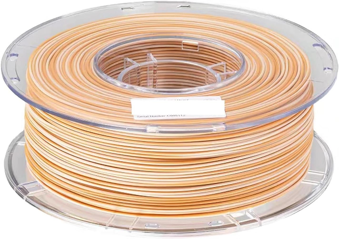 Marble Orange PLA 3D Filament 1.75mm 1KG (2.2lbs), Stone-Like Texture, Vacuum Sealed, Compatible for FDM 3D Printers