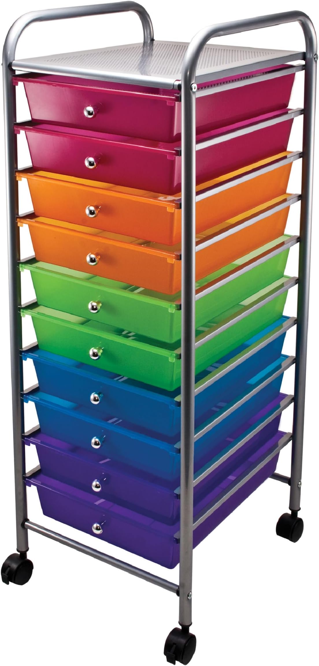 Avt34004, 10-Drawer Organizer, 1 Each, Multi