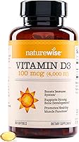 Vista 20 de NatureWise Vitamina D3 2000iu (50 mcg) Suministro de 90 días para apoyo inmunológico, función muscular saludable y salud ósea - Sin OMG, sin gluten